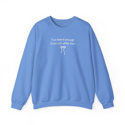 Funny Feminist Sweatshirt with Cute Bow