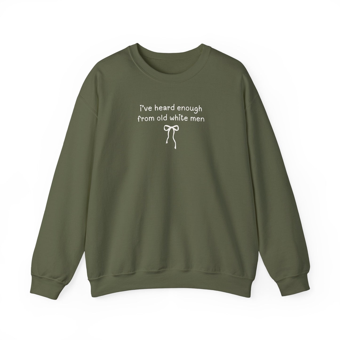 Funny Feminist Sweatshirt with Cute Bow