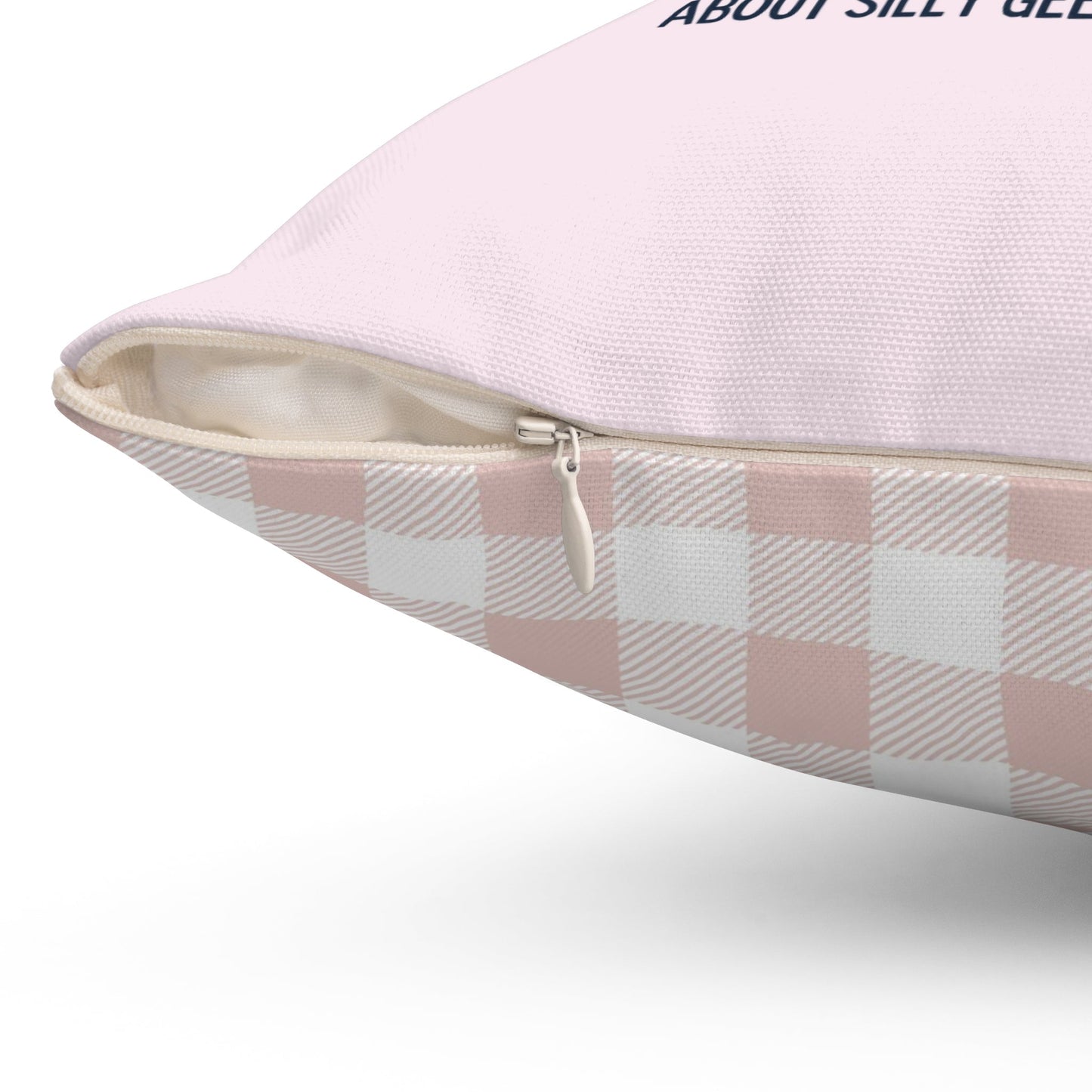 Pastel Whimsigoth Goose Throw Pillow