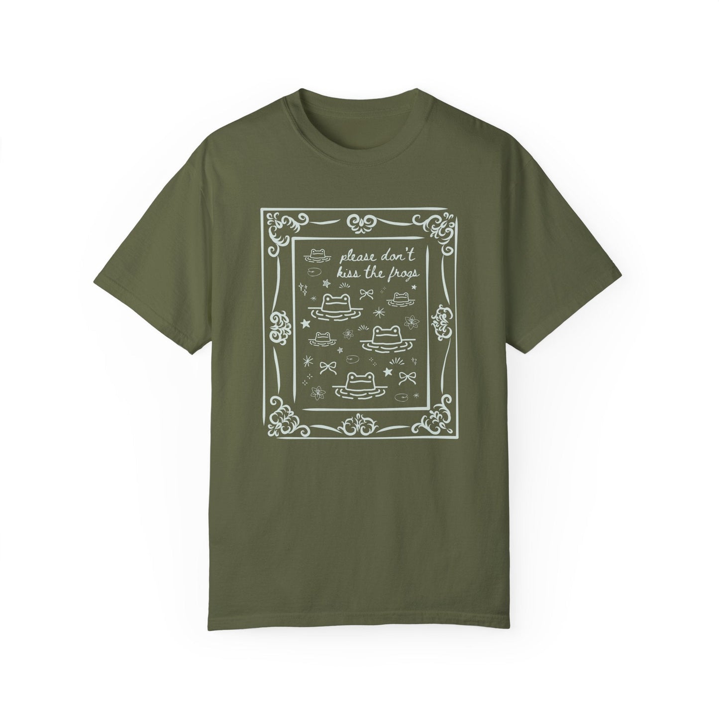 Funny Frog Lover Tee Shirt with Y2K Doodles