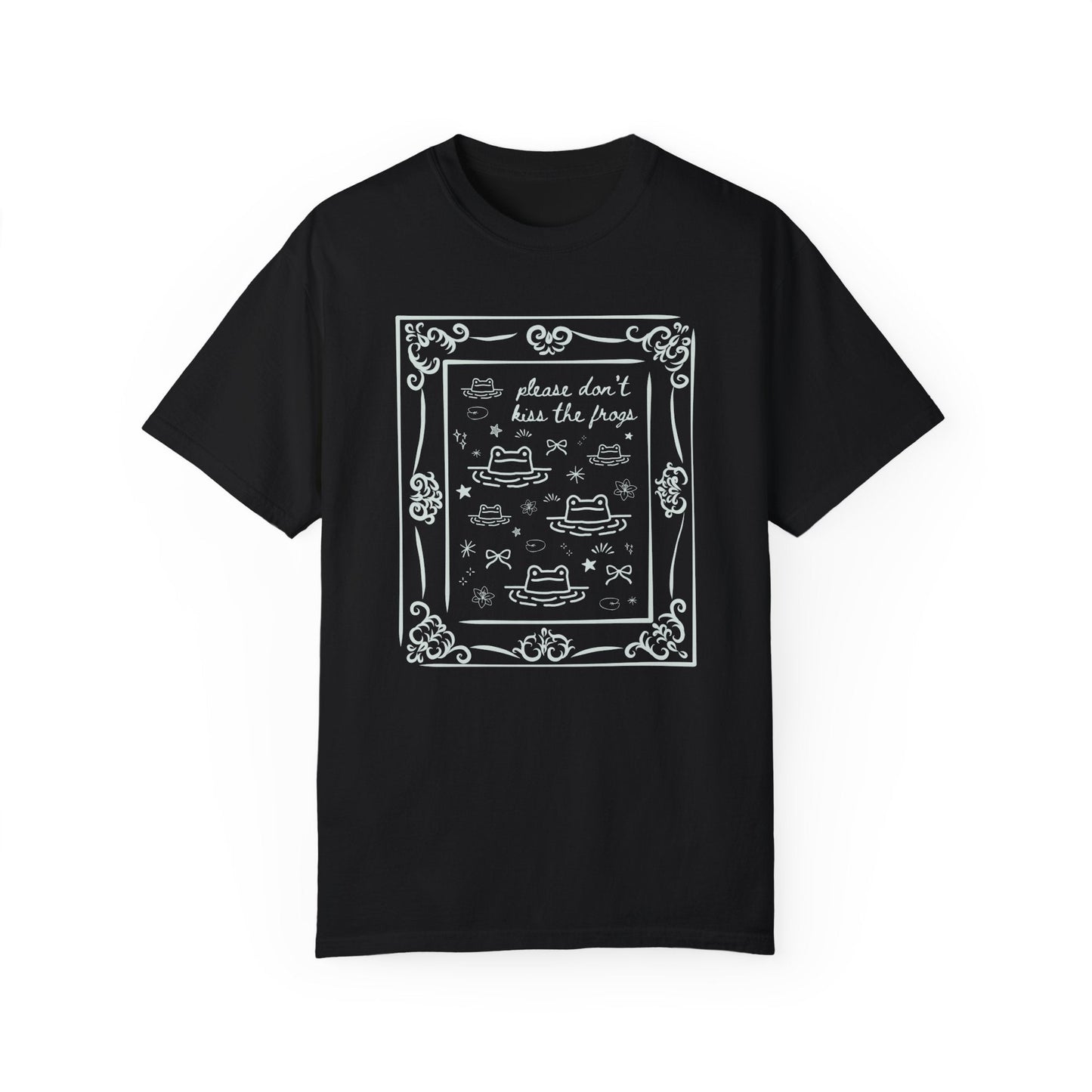Funny Frog Lover Tee Shirt with Y2K Doodles