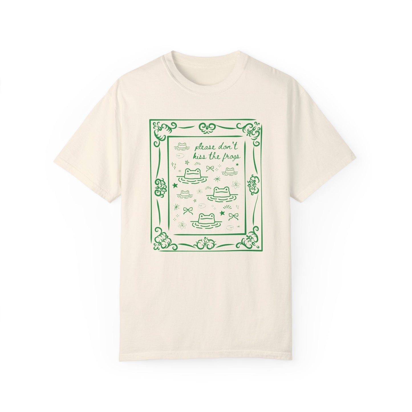Funny Frog Lover Tee Shirt with Y2K Doodles