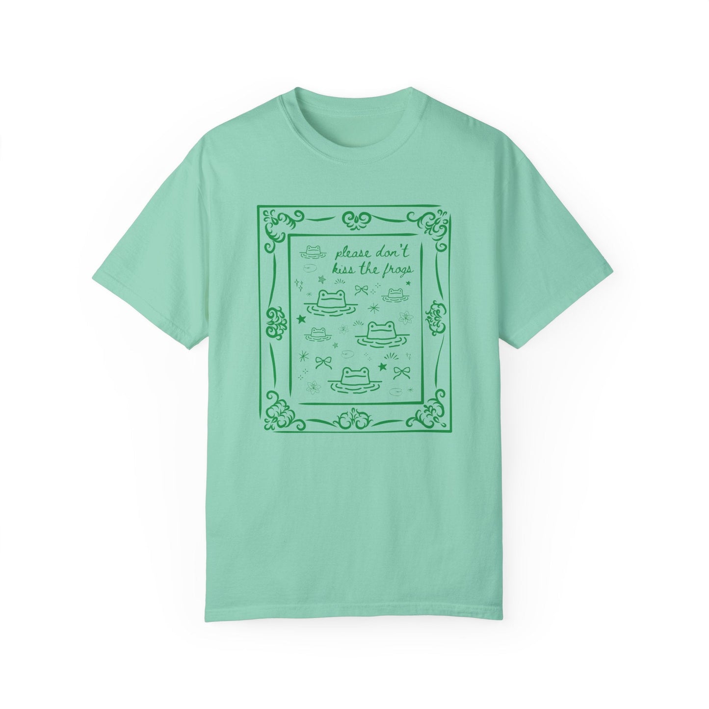 Funny Frog Lover Tee Shirt with Y2K Doodles
