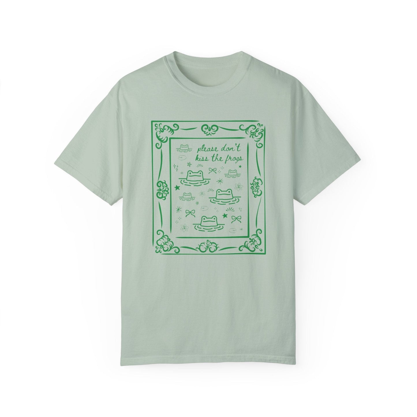Funny Frog Lover Tee Shirt with Y2K Doodles