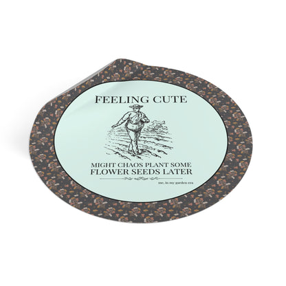 Funny Gardening Sticker