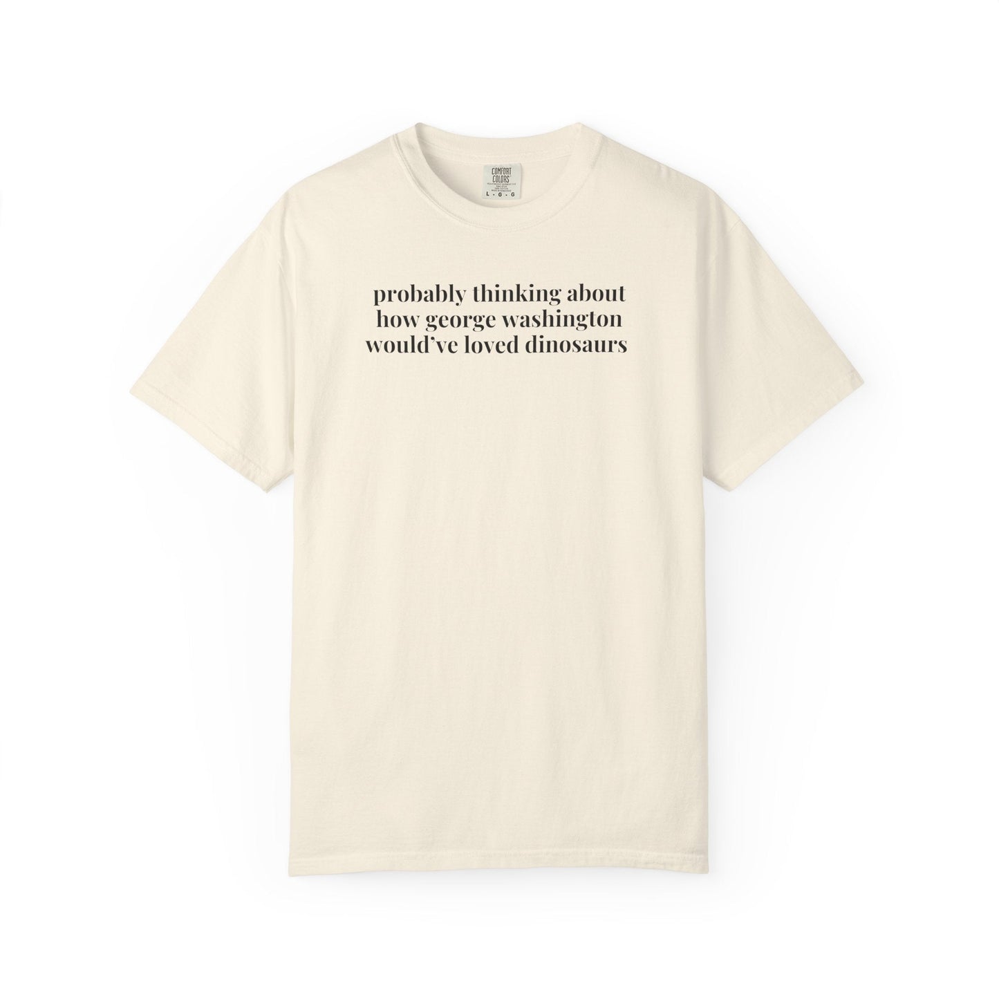 George Washington and Dinosaurs History Tee