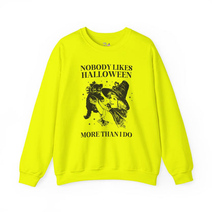Funny Halloween Lover Sweatshirt with Cat
