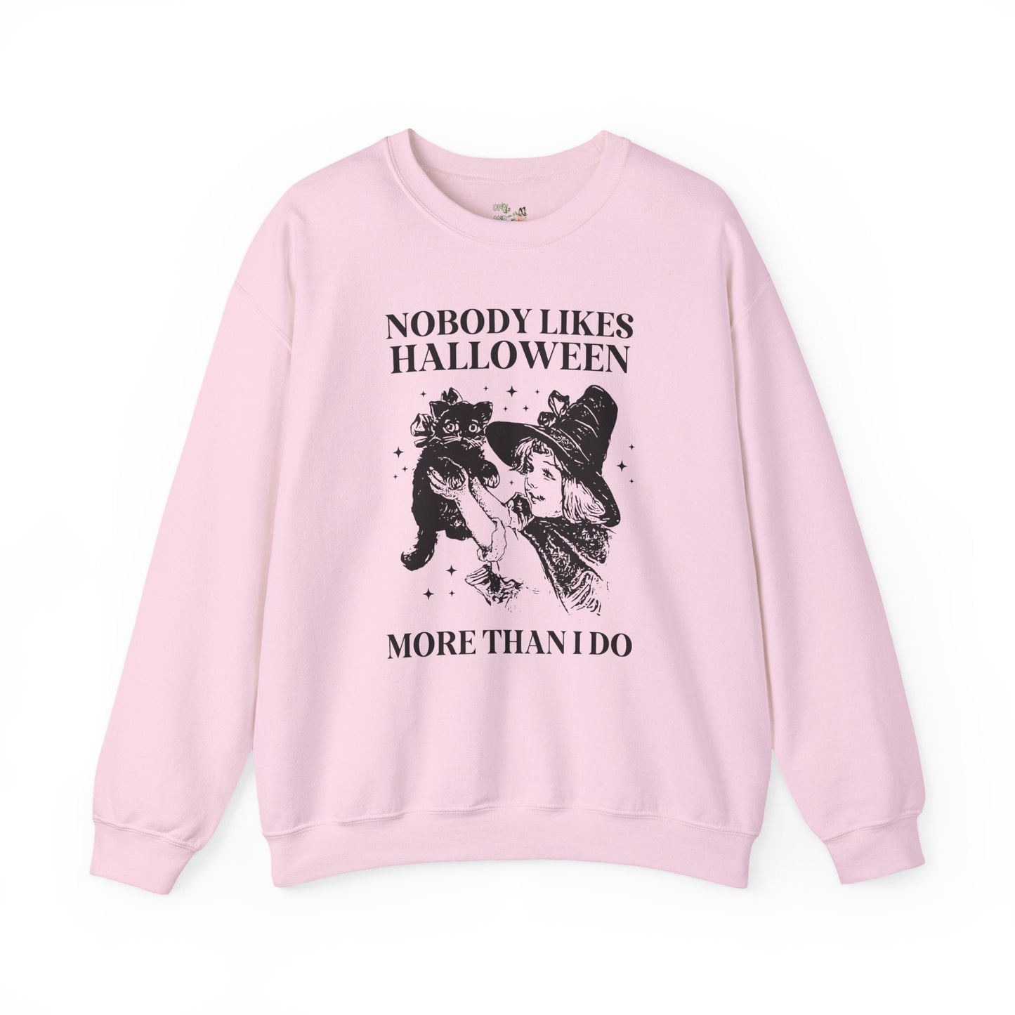 Funny Halloween Lover Sweatshirt with Cat