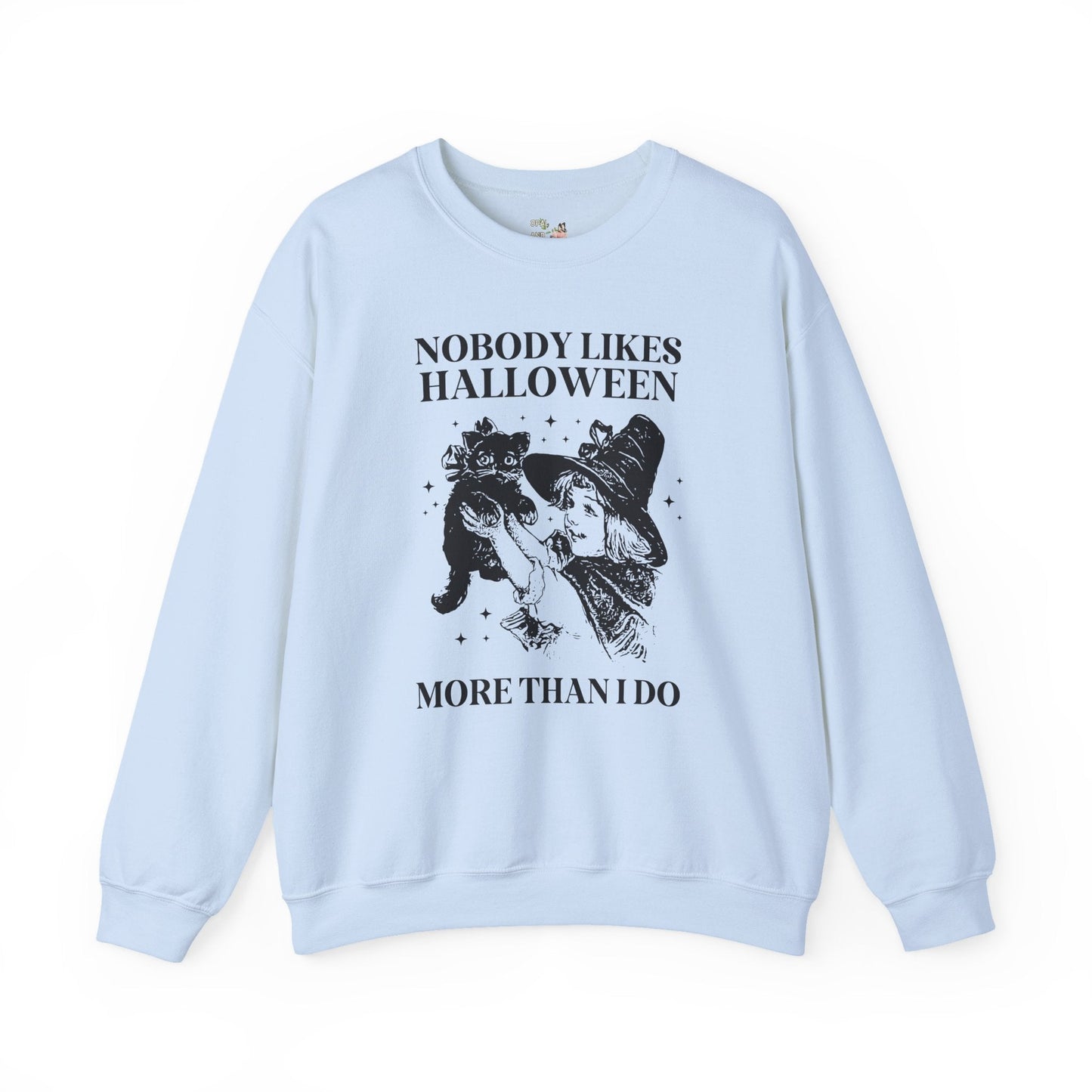 Funny Halloween Lover Sweatshirt with Cat