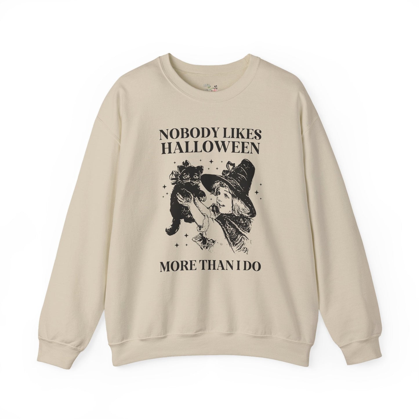 Funny Halloween Lover Sweatshirt with Cat