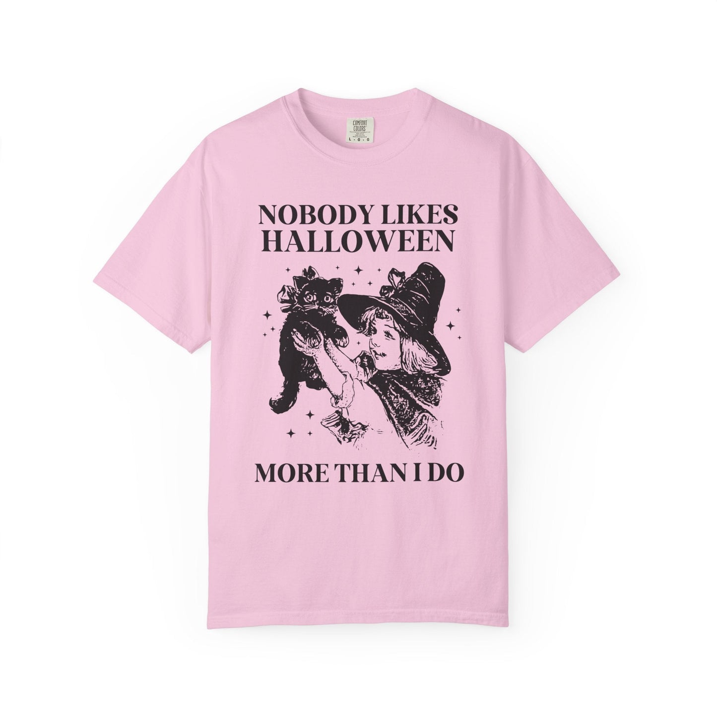 Nobody Likes Halloween Cat Tee