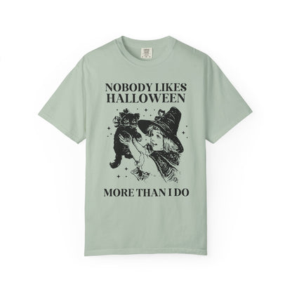 Nobody Likes Halloween Cat Tee