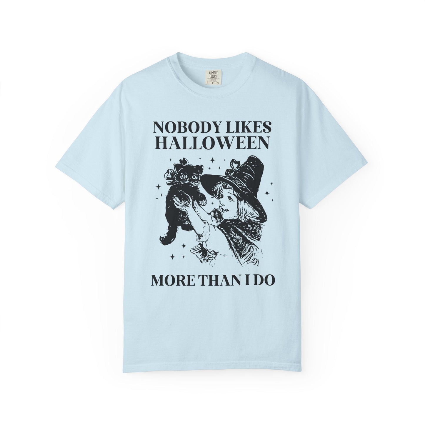 Nobody Likes Halloween Cat Tee