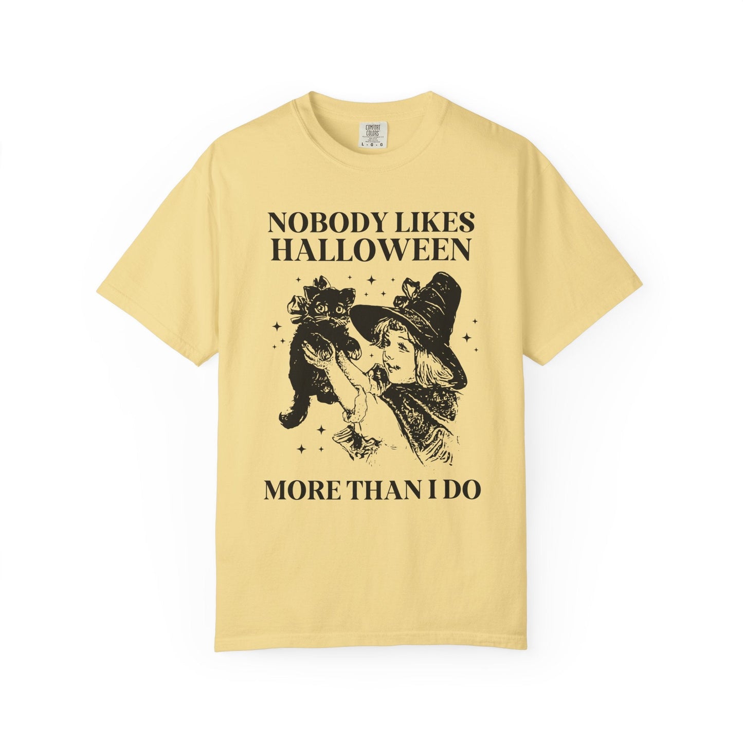 Nobody Likes Halloween Cat Tee