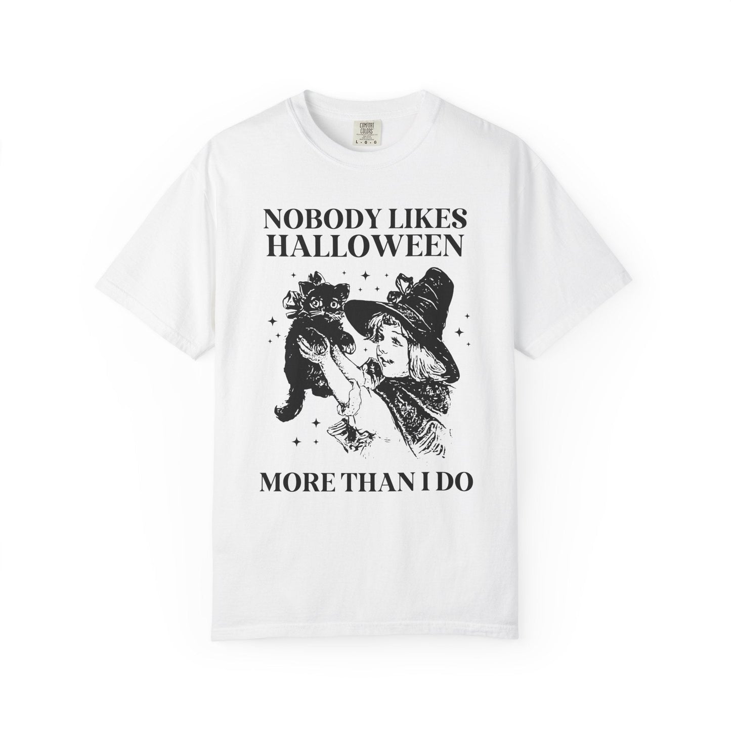 Nobody Likes Halloween Cat Tee