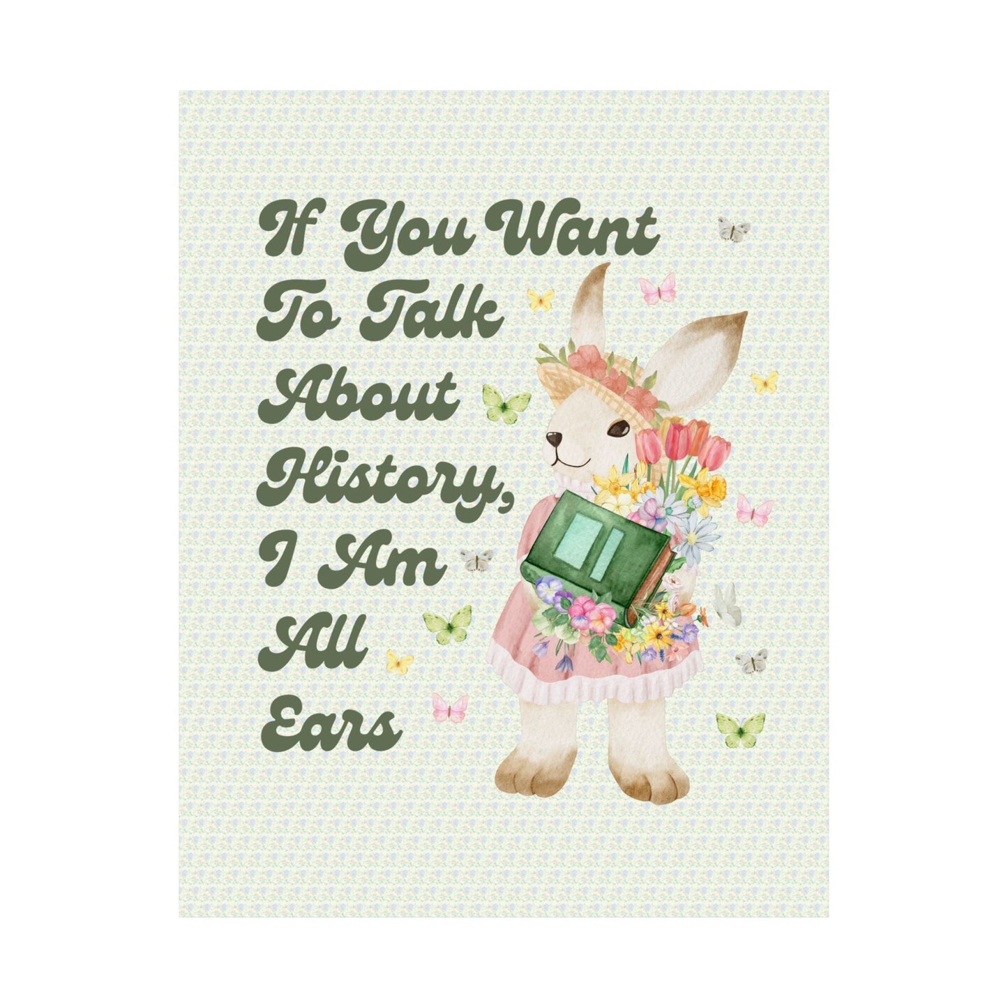 Bunny History Poster