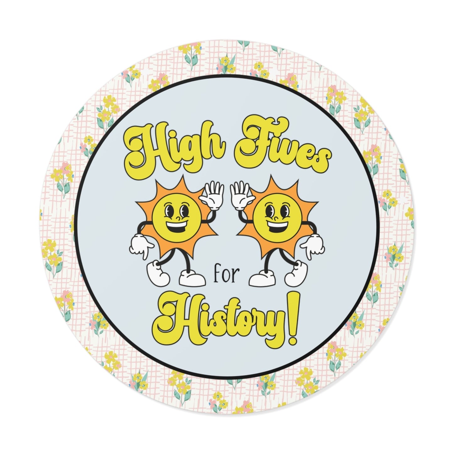 High Fives for History Sticker