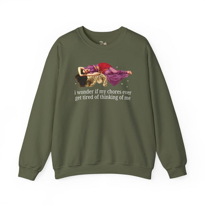 I Wonder if My Shoes Ever Get Tired of Thinking of Me Sweatshirt