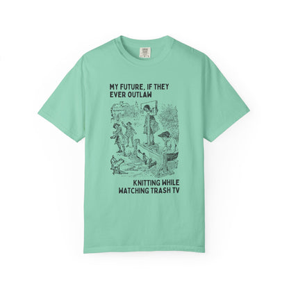 Funny Knitting Lover Tee Shirt