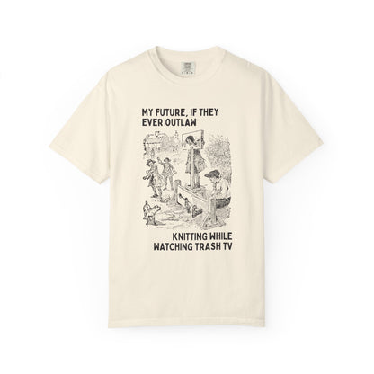 Funny Knitting Lover Tee Shirt