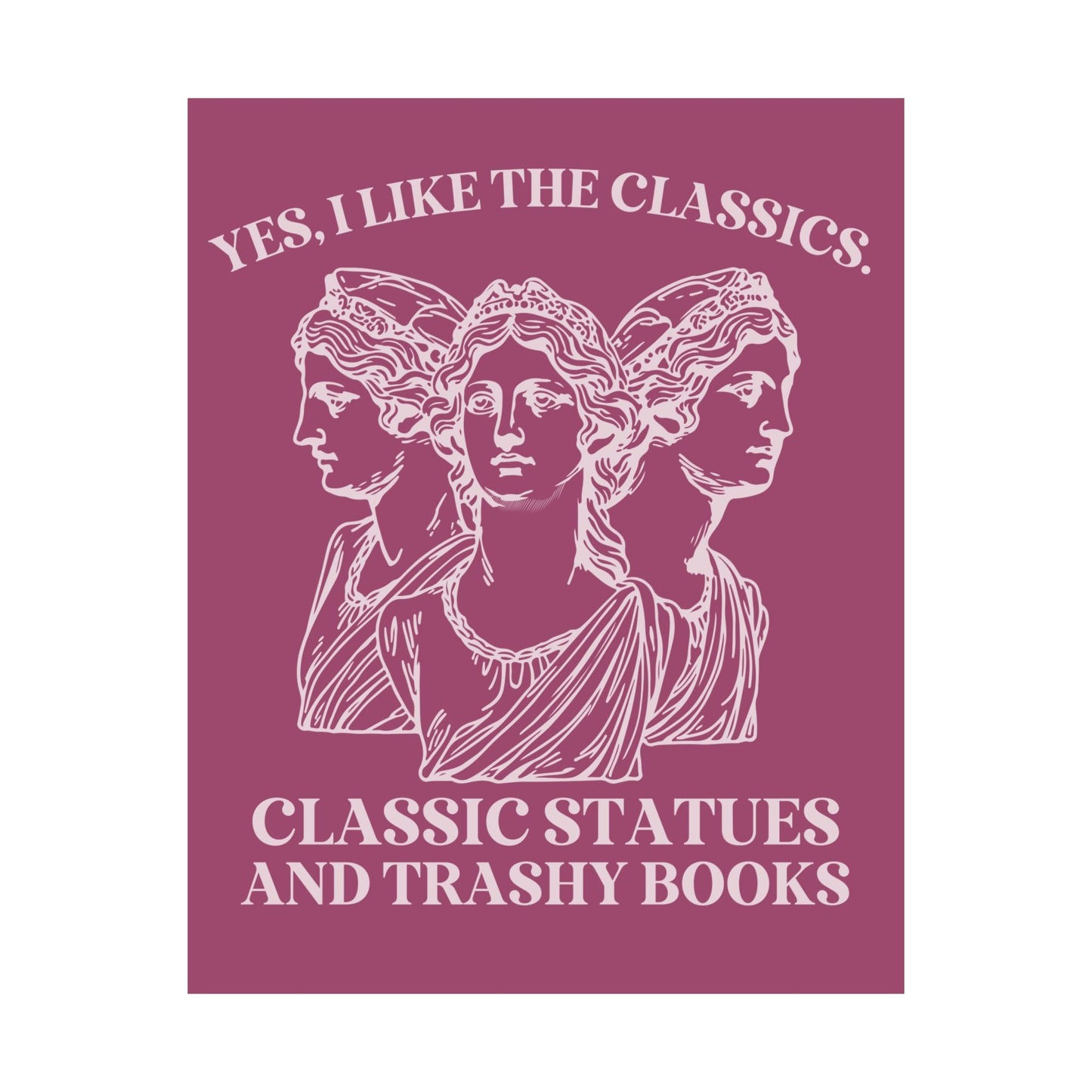 Funny Light Academia Bookish Print