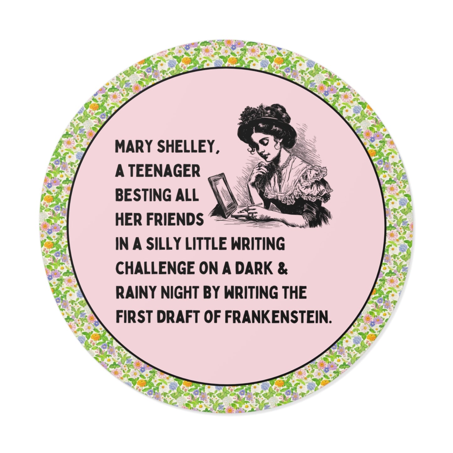 Funny Mary Shelley Sticker