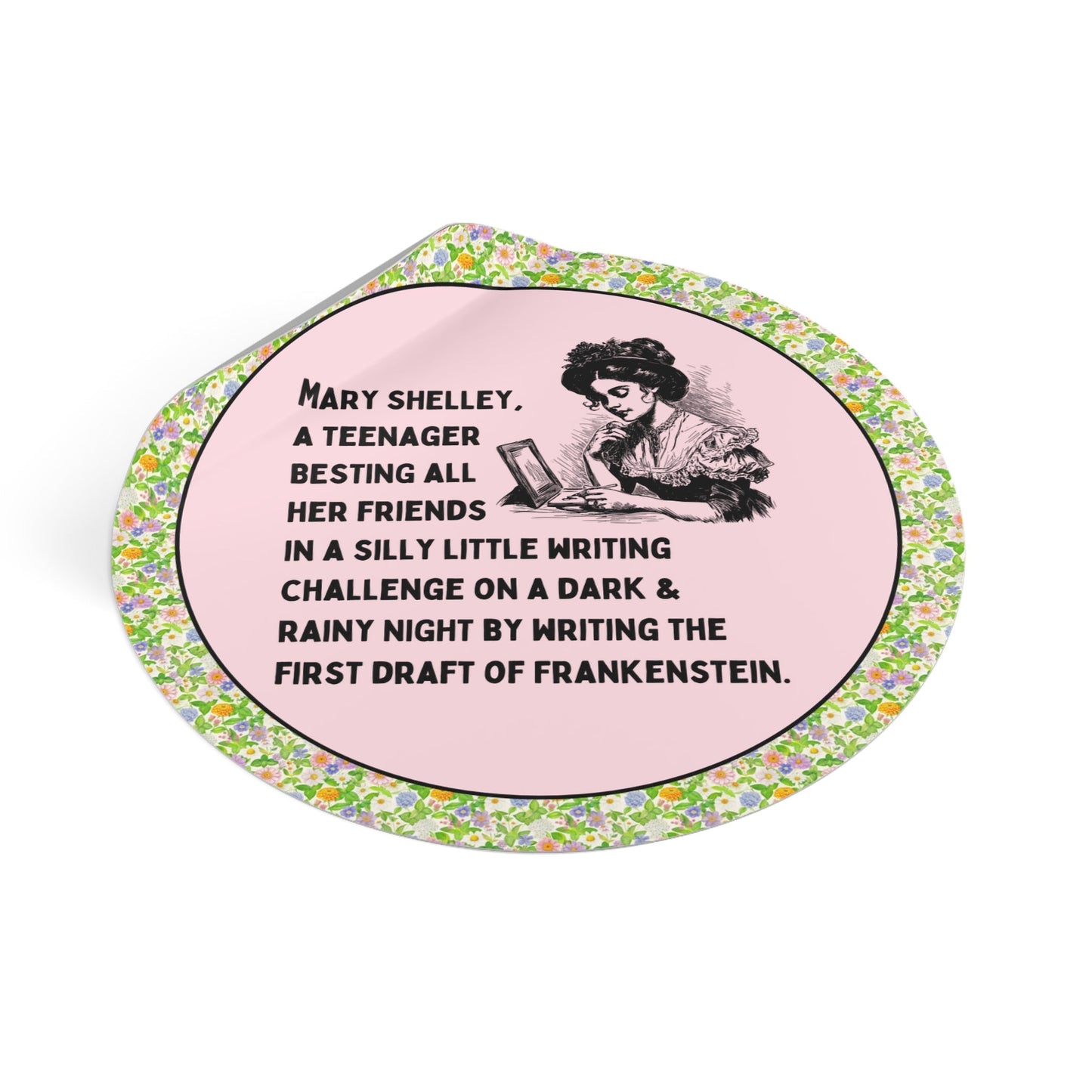 Funny Mary Shelley Sticker