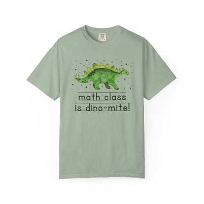Dinosaur Math Teacher Tee