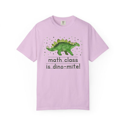 Dinosaur Math Teacher Tee