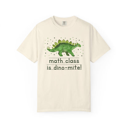 Dinosaur Math Teacher Tee