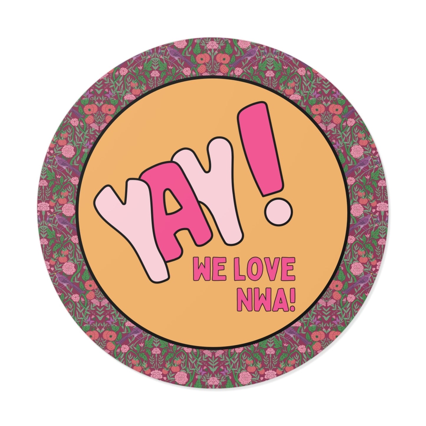 Sticker: Yay! We Love NWA!