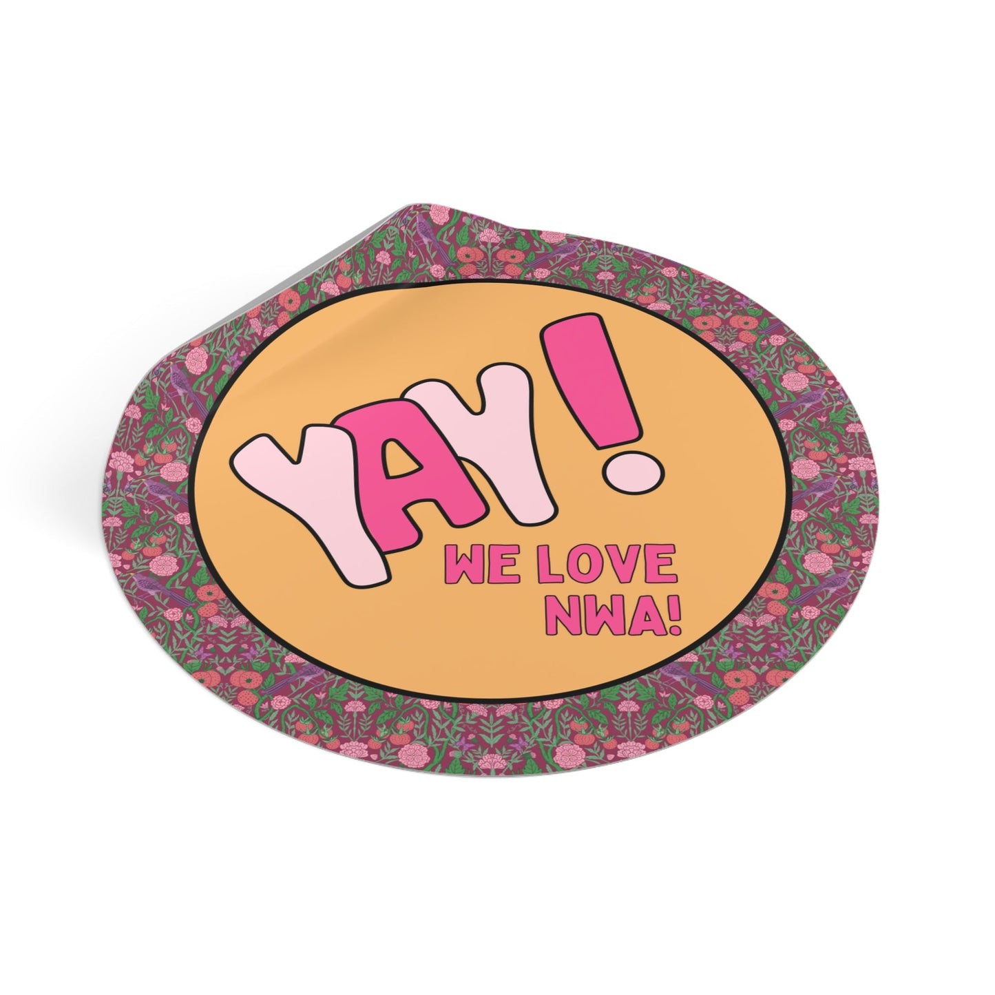 Sticker: Yay! We Love NWA!
