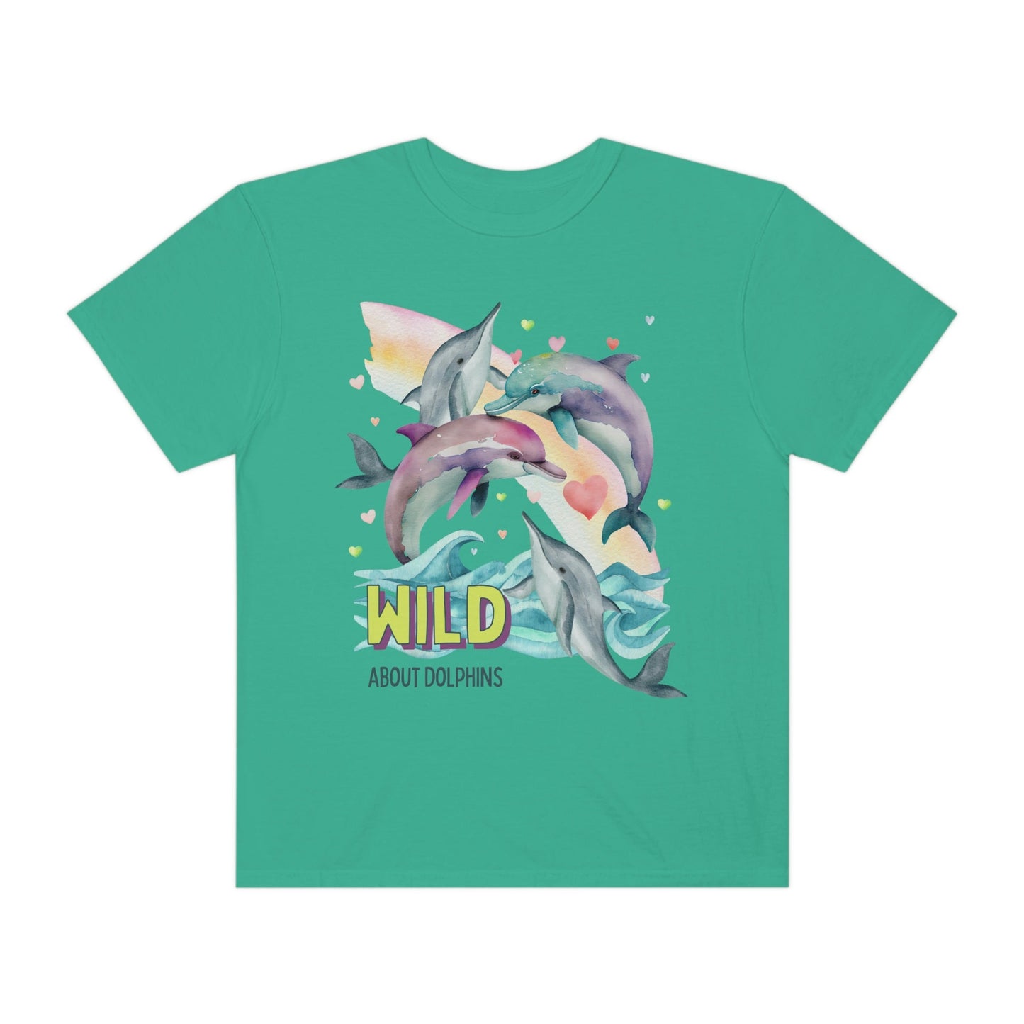 Funny Ocean Shirt for Dolphin Lover: Wild About Dolphins