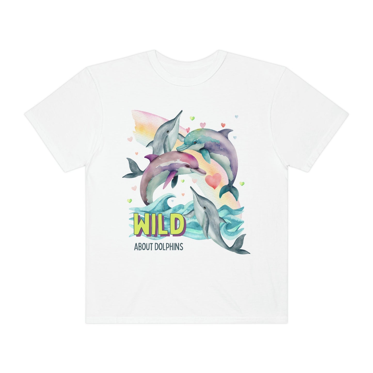 Funny Ocean Shirt for Dolphin Lover: Wild About Dolphins