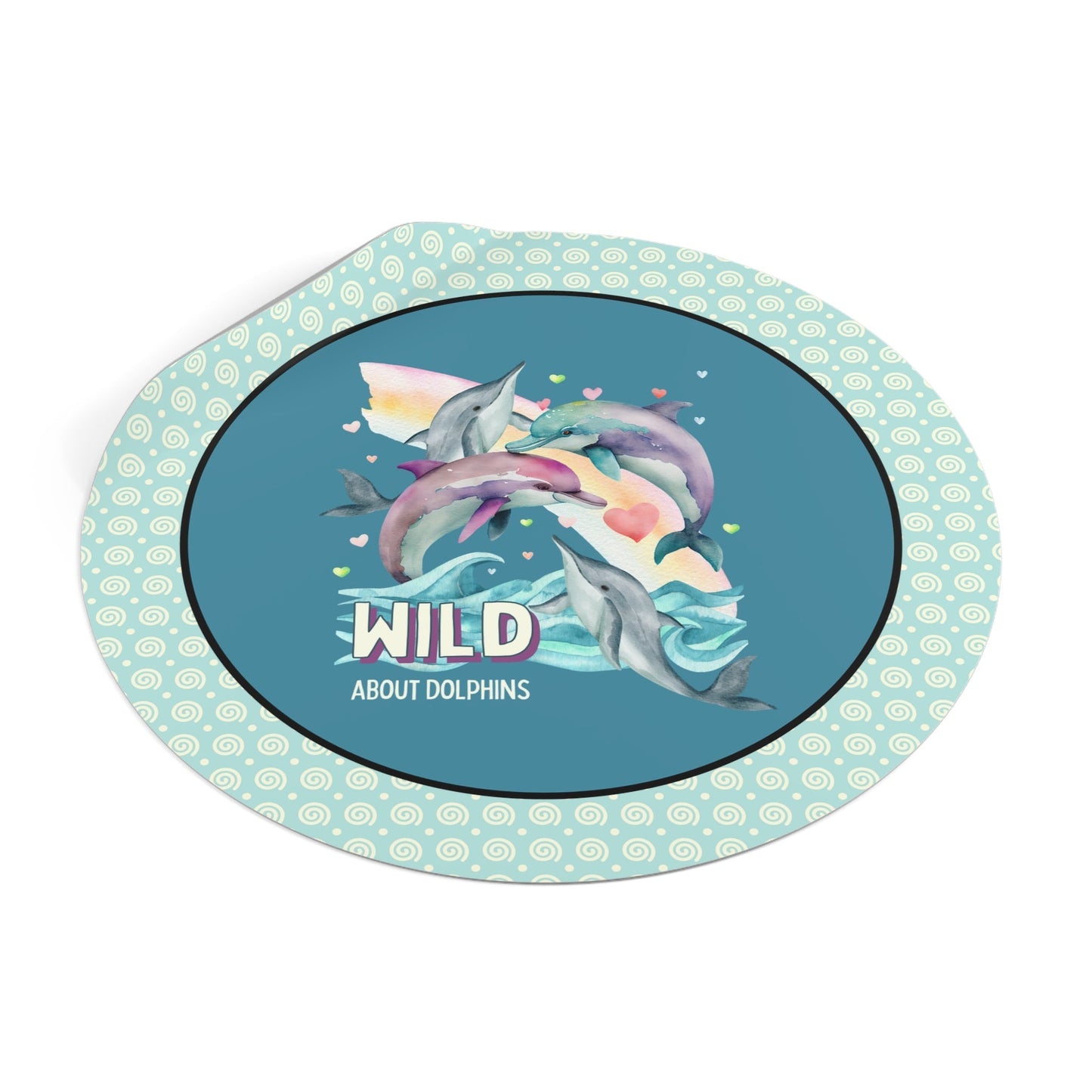 Wild About Dolphins Sticker