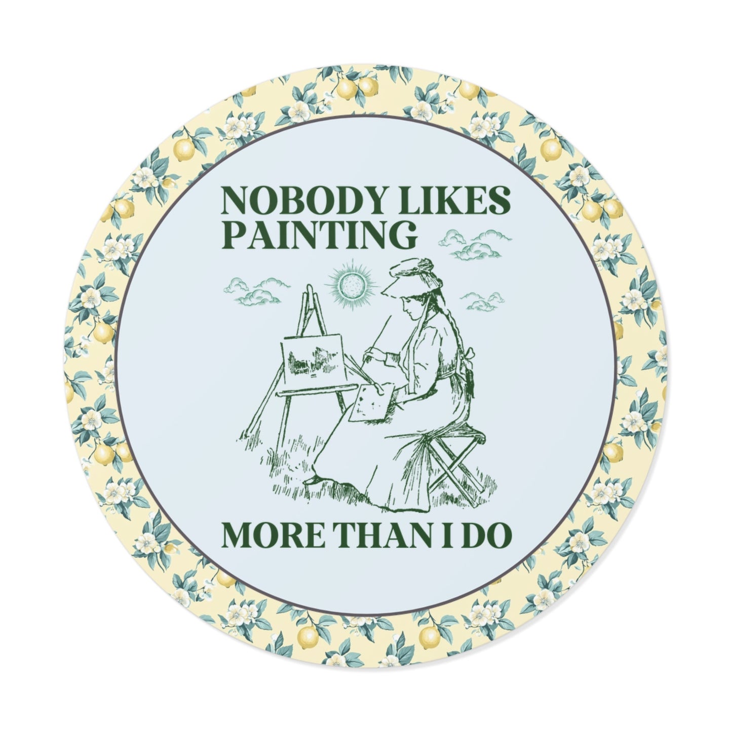 Funny Painting Sticker
