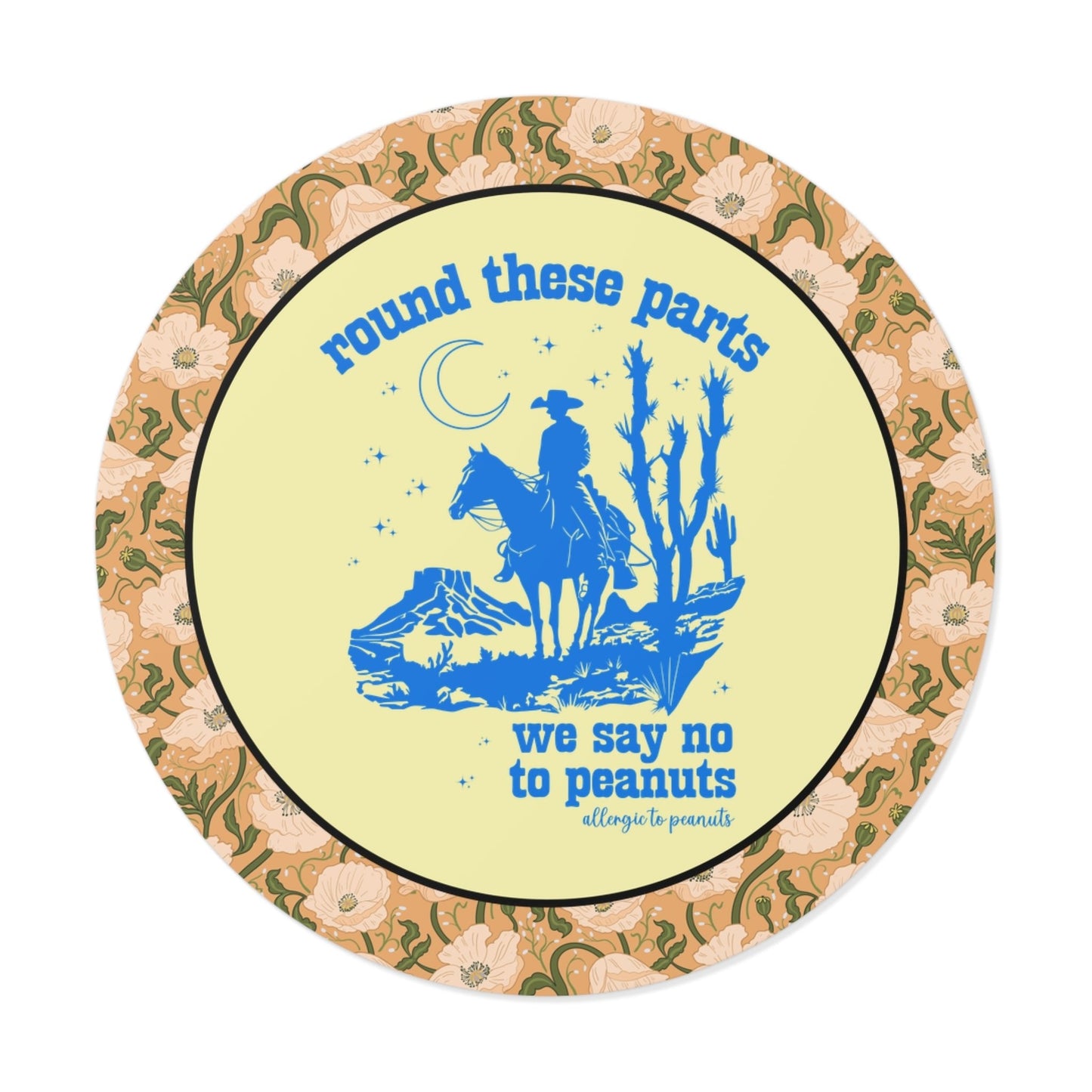 Funny Peanut Allergy Sticker
