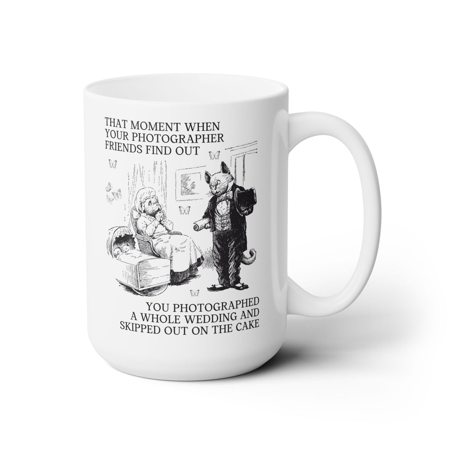 Cat Wedding Photographer Mug