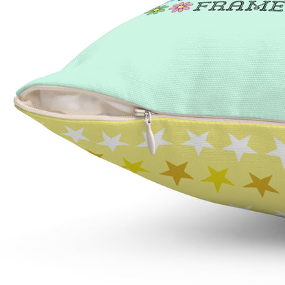Funny Photographer Pillow for Photographer Office or Studio: Freezing Time