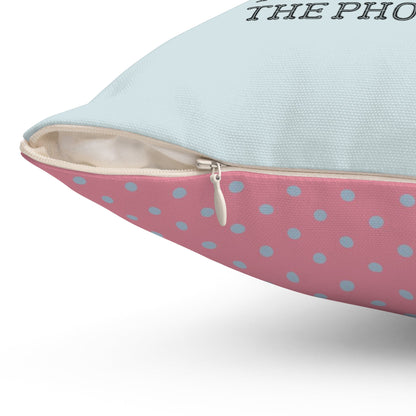 Funny Photographer Pillow for Photographer Who Loves Frogs: 70s Retro Aesthetic Decor for Photography Office