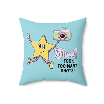 Funny Photographer Pillow for Wedding Photographer or Mom Who Loves Photos