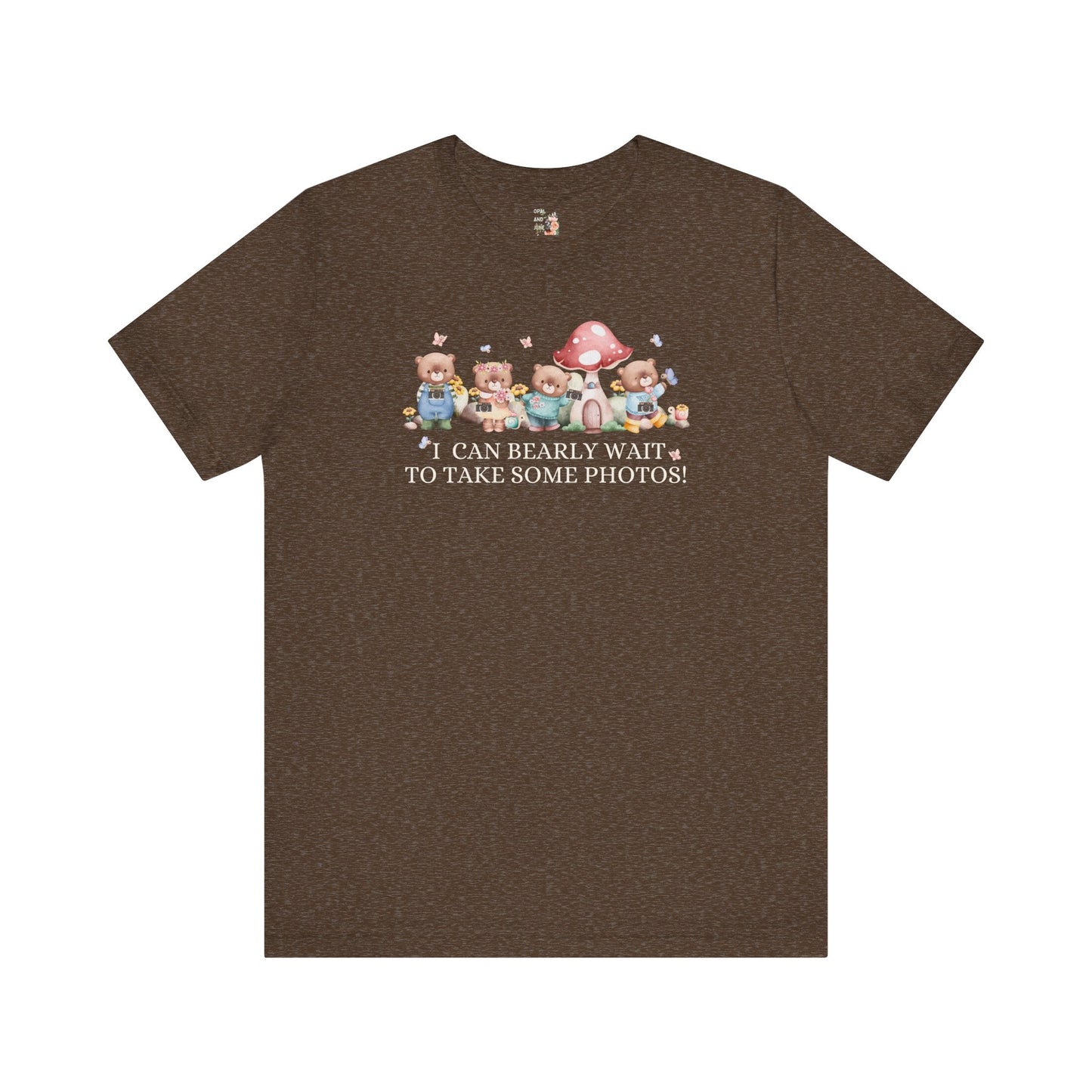 Can Bearly Wait Photographer Tee