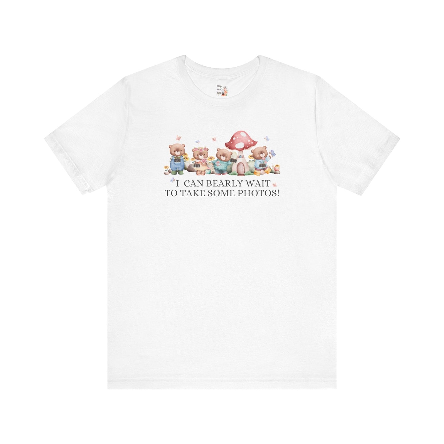 Can Bearly Wait Photographer Tee