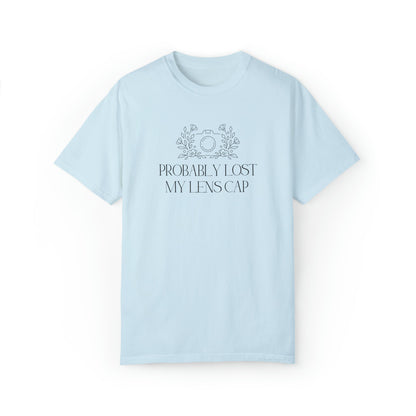 Funny Photographer Shirt for Wedding Photographer: Probably Lost My Lens Cap