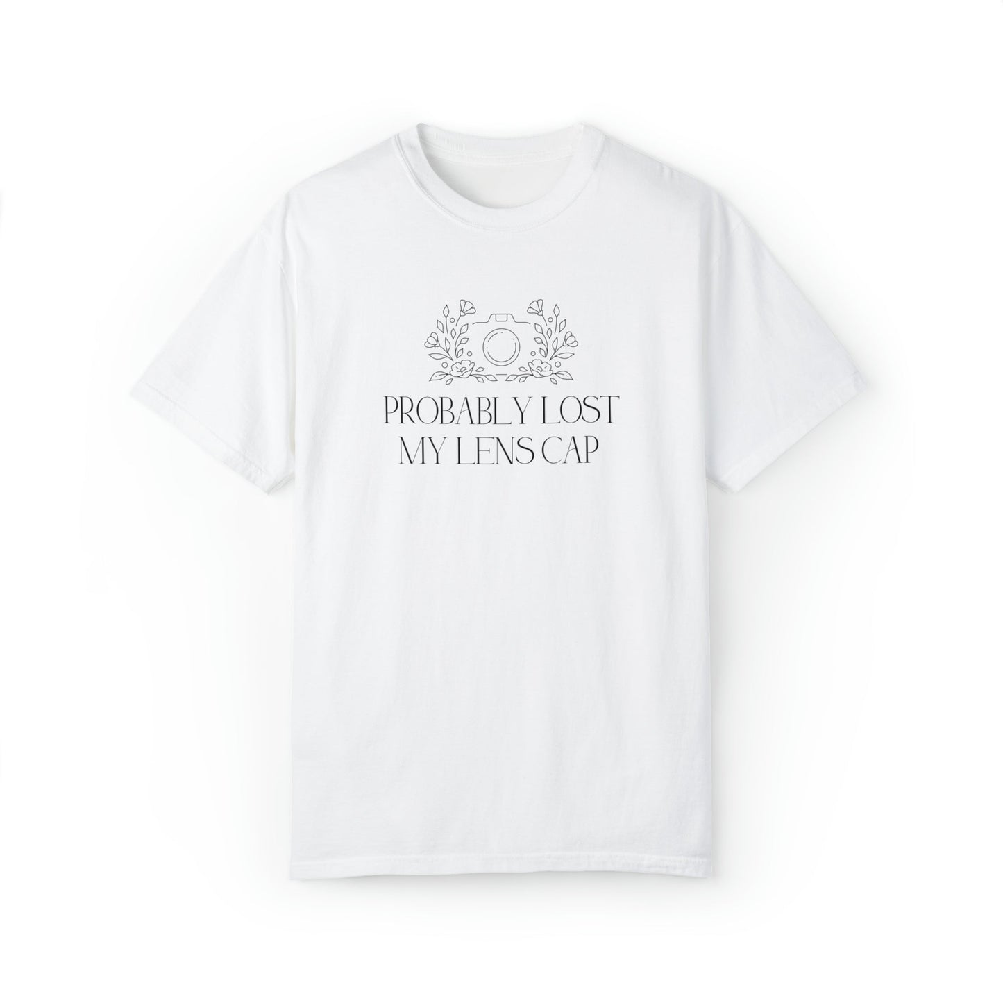 Funny Photographer Shirt for Wedding Photographer: Probably Lost My Lens Cap