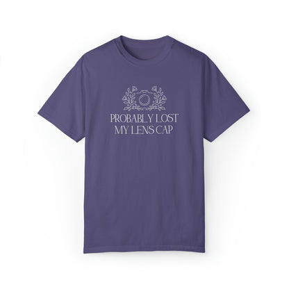 Funny Photographer Shirt for Wedding Photographer: Probably Lost My Lens Cap