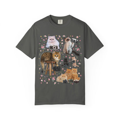 Funny Photographer Cat Tee