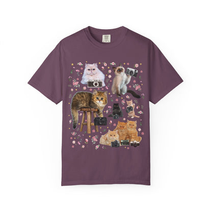 Funny Photographer Cat Tee