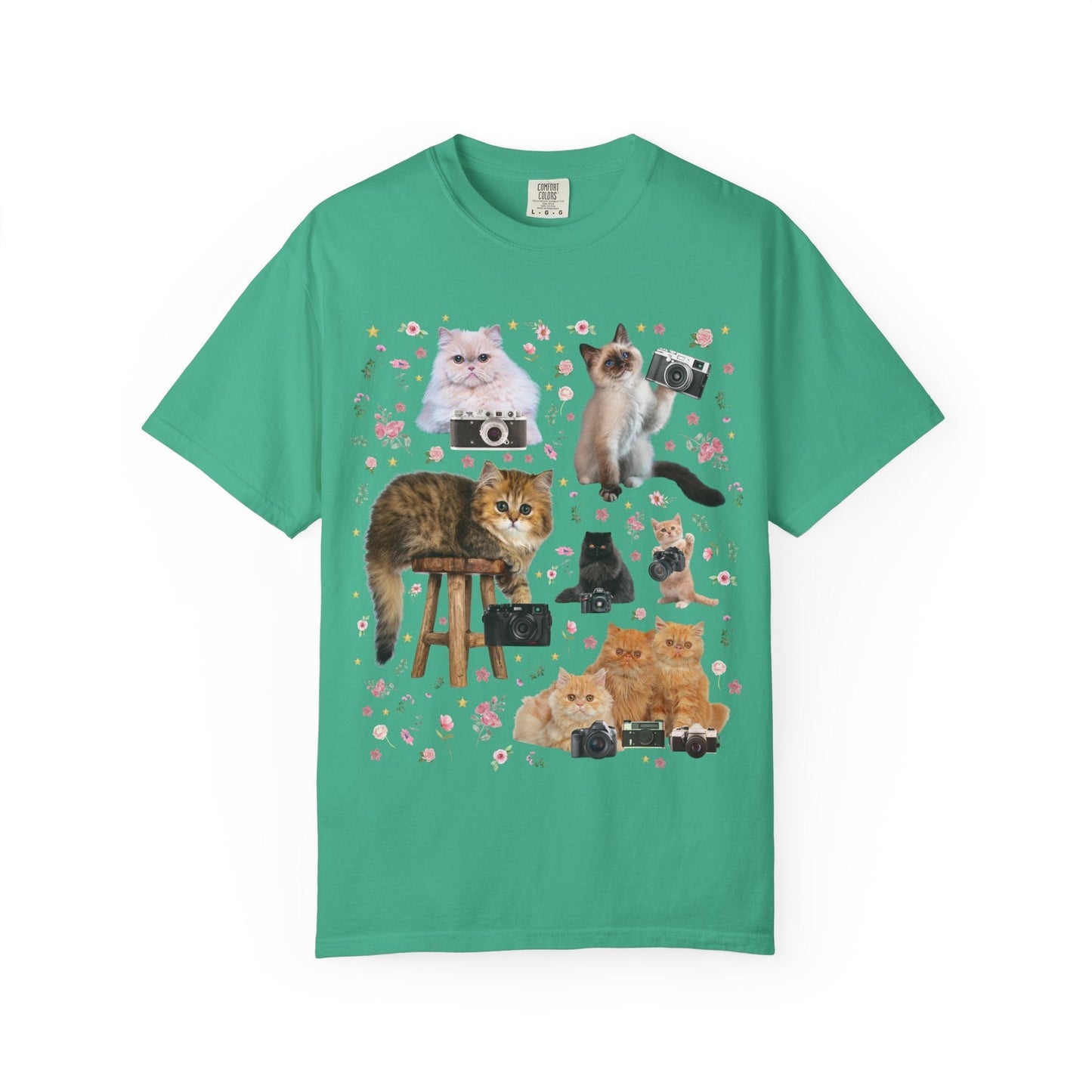 Funny Photographer Cat Tee