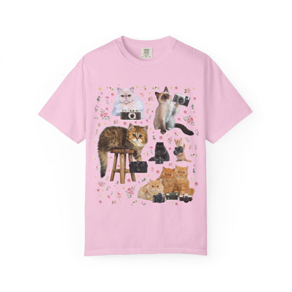 Funny Photographer Cat Tee